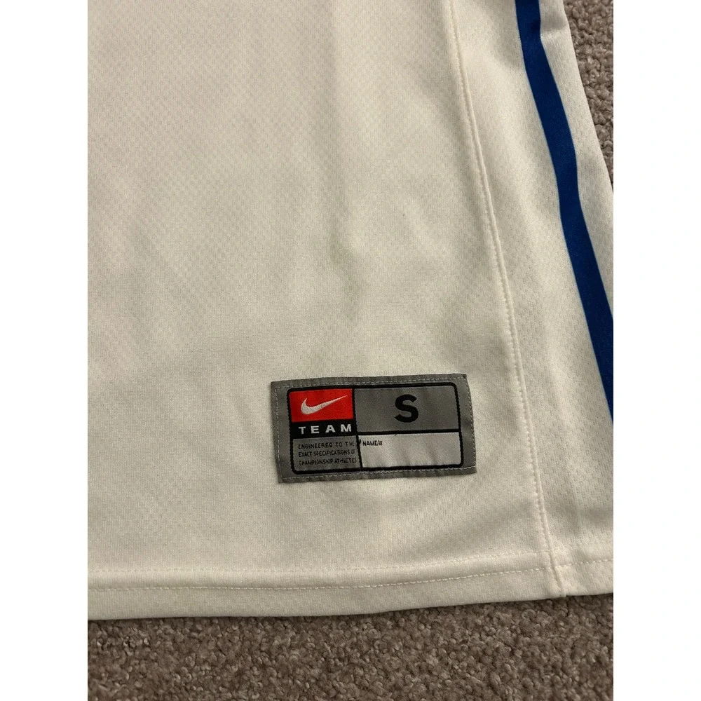Nike Boys Town Basketball Jersey Mens Small White Blue #12‎ Excellent Sleeveless